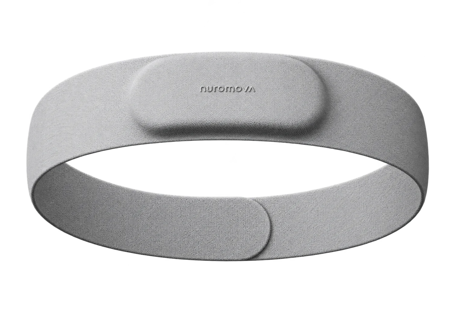 Nuromova fabric headband with an overlapping rear closure
