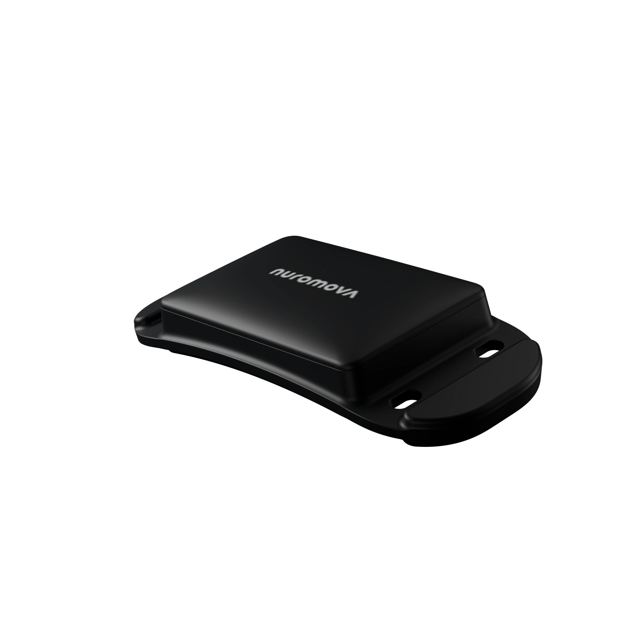 Black N1 housing with Nuromova logo and rounded edges